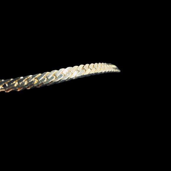 Chevron Necklace V Shaped Choker Statement Crystal Bling Iced Out Chain - Picture 8 of 8